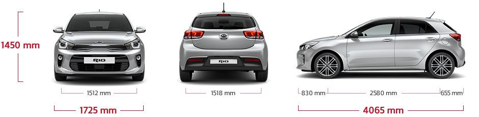 KIA RIO MEDIDAS KIA RIO MEDIDAS