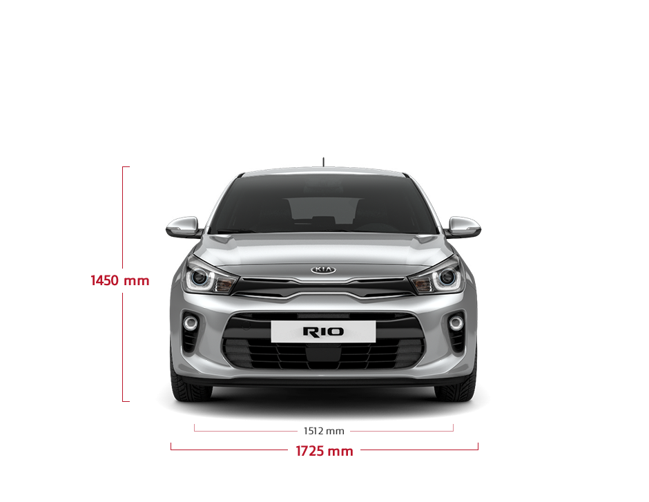 Kia Rio front Kia Rio front
