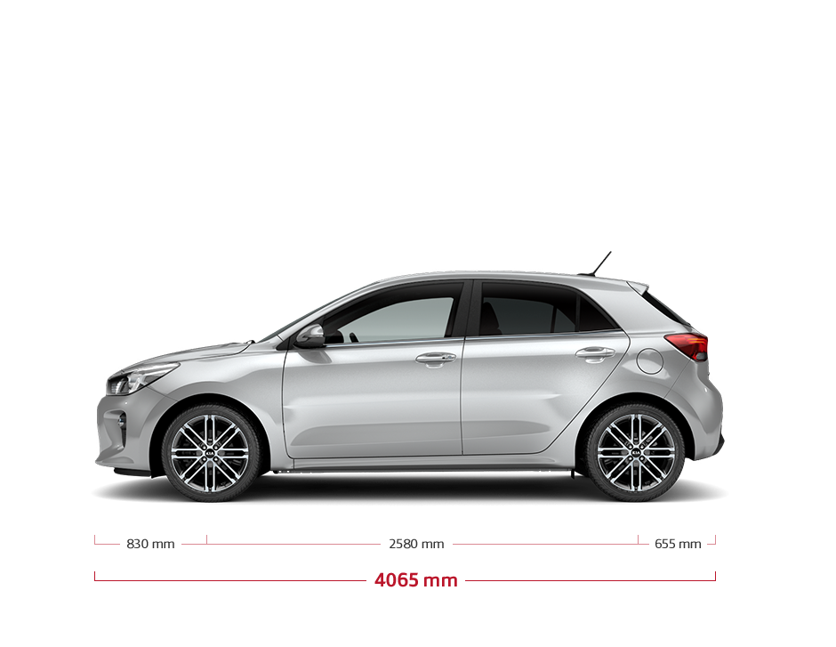Kia Rio lateral Kia Rio lateral